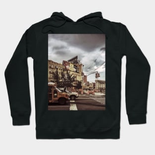 Bowery City Traffic Manhattan NYC Hoodie